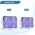 thumbnail image 4 of FORMRS 15"-15.6" Laptop Sleeve Protective Case Soft Carrying Quilted Computer Bag Cover, Purple Starfish Pattern, 4 of 7