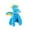 Blue, variant on Interactive Plush Squeaky Dog Toy, Cute Little Dinosaur Puppy Chew Toy, Durable Soft Fabric Teething Stuffed Animal Toy for Medium Small Dogs Cats Boredom, Practical Pet Gift
