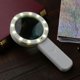 thumbnail image 2 of Lupa de lectura con lupa Illuted Lupa 30x Lupa Ed con lupa de 12 LED Lupa de lectura Compatible con Seni, 2 of 5