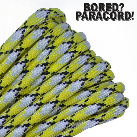 

Bored Paracord Brand 550 lb Type III Paracord - Infectious 10 Feet