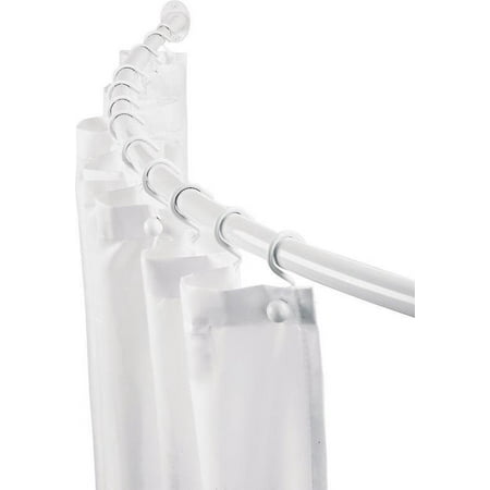 - Worldwide Sourcing Adjustable Curved Curtain Shower Rod, Steel