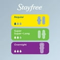 thumbnail image 3 of STAYFREE Maxi Pads Regular With Wings 18 Each (Pack of 4), 3 of 5