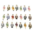 thumbnail image 4 of Amdohai 50Pcs 1:30 Scale Painted Model People Train Passengers Figures, 4 of 7