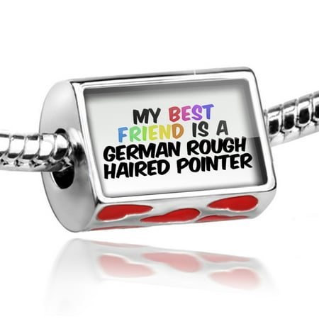 Bead My best Friend a German Rough-haired Pointer Dog from Germany Charm Fits All European