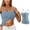 Blue, variant on Hpapadks Women's Tank Tops Sleeveless Solid Yoga Bottoming Underwear Suspender Vest Camisole Tops for Women Blue XXXL