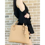 TORY BURCH Robinson Triple Compartment Tote Cardamon Tan