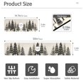 thumbnail image 3 of Yayeee Faucet Mat for Kitchen Sink 30" Diatomite Long Splash Guard Pad, Hand Drawn Christmas Trees, 3 of 7