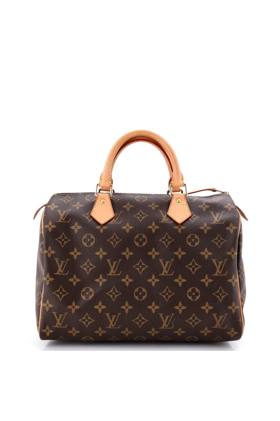 Pre-Owned Speedy Handbag Monogram Canvas 30 By Rebag