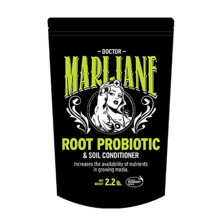 DOCTOR MARIJANE Root Probiotic, Hydroponics, Soil Conditioner, Organic Soil Amendment. Increases the availability of Nutrients in Growing Media. Mix with Media or Mix with (Best Cannabis Nutrients Soil)