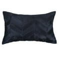 thumbnail image 1 of Natural Torino Chevron Neutral Cowhide Pillow | 12"x20", 1 of 2