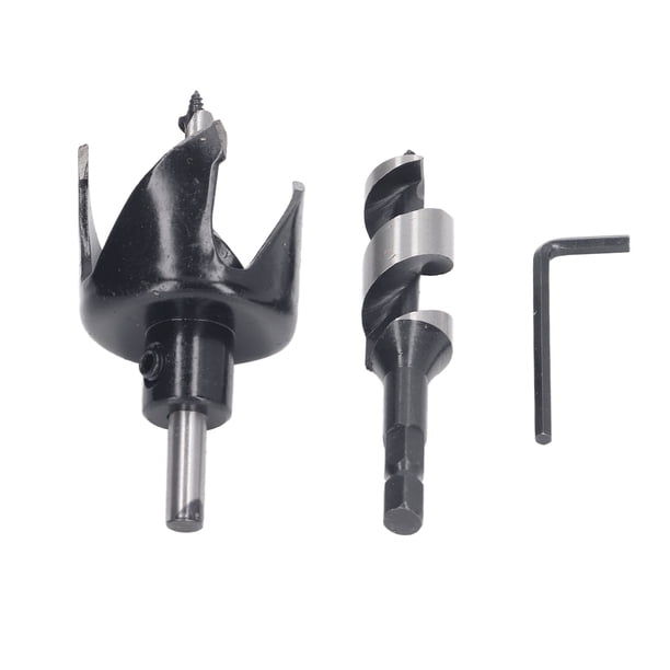 Juego de brocas para madera, juego de sierras de corona de bolas Juego de brocas para carpintería, rendimiento comprobado
