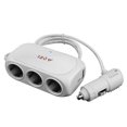 thumbnail image 1 of Adaptador De Encendedor De Cigarrillos De 120W Cc 12/24V Con Usb Dual 2.1A/1A 3 Puertos De Encendedor De Cigarrillos Cargador De Coche Divisor De Energía Para Automóvil Camión Advancent VI009251-02, 1 of 7