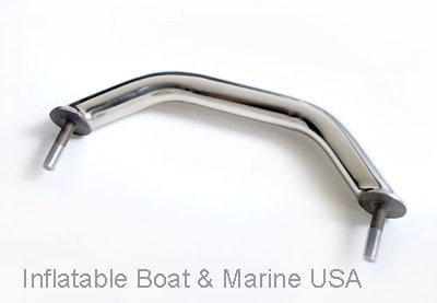 Grab Rail Handle 9" Flange Base Marine 316 Stainless Steel Boat Handrail 