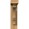 thumbnail image 2 of Ekena Millwork 3 1/2"W x 14"D x 14"H Balboa Block Smooth Bracket w/ Offset Brace, Western Red Cedar, 2 of 25
