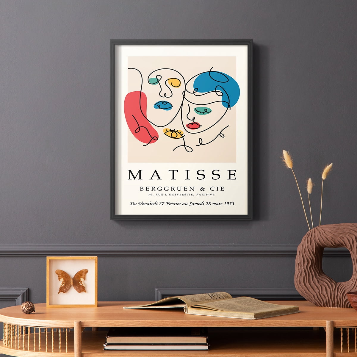 Matisse LXXXIII Framed Print - Solid Wood