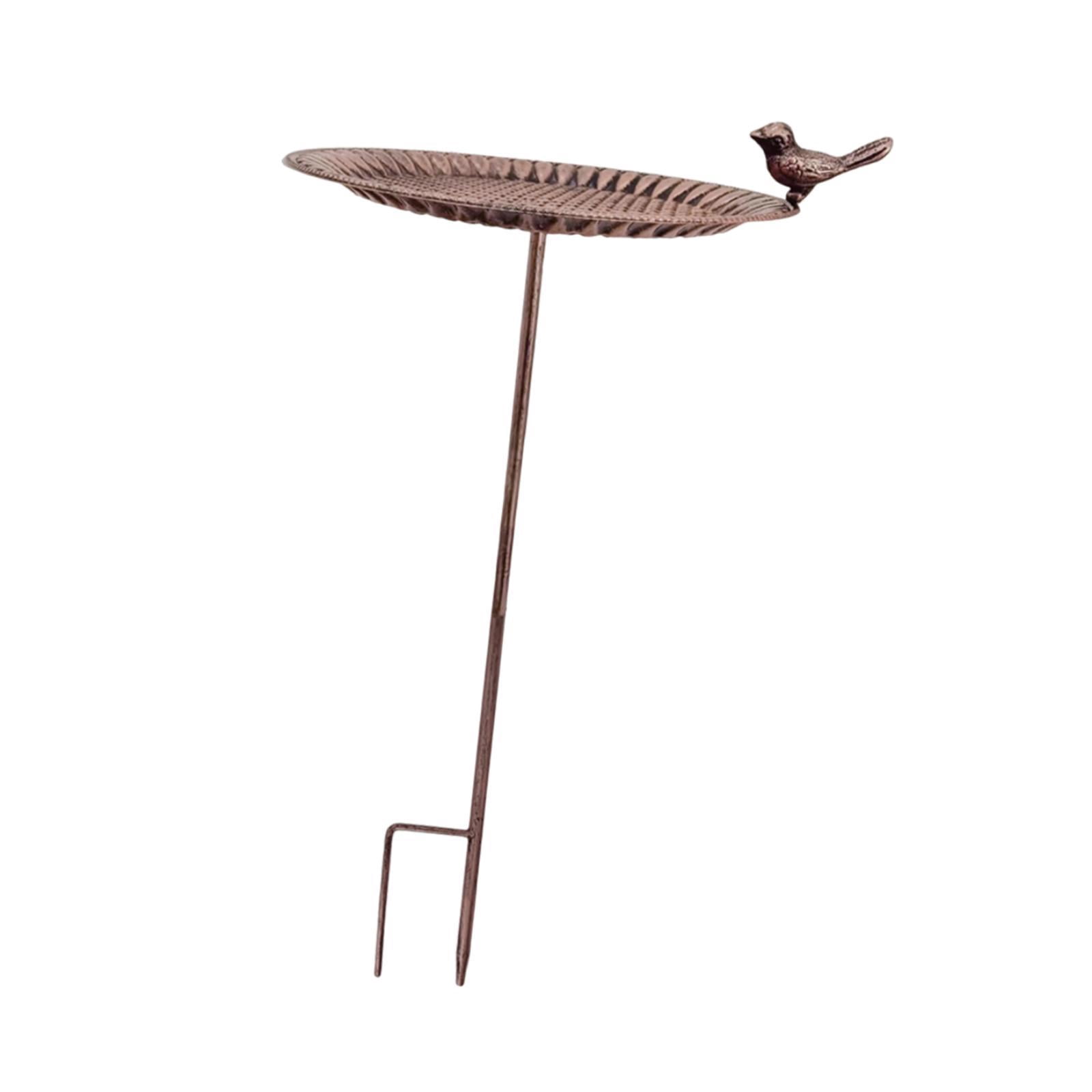 Zxpjkyu Bird Feeder Modern Easy to Install with Stake for Backyard Outside Flowerbed