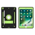 thumbnail image 2 of iPad Mini Case, Mini 2/3 Case, Dual Layer Shockproof Lightweight Hybrid Rugged Kickstand Protective Cover with Pencil Holder, Black/Olivine, 2 of 5