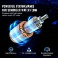 thumbnail image 5 of VEVOR Solar Water Pump,24V DC 277W Submersible Deep Well Pump, Max Flow 9.25 GPM, Max Head 272 ft, Max Submersion 65.6 ft, Solar Powered Water Pump for Well, Farm Ranch Irrigation, Livestock Drinking, 5 of 9