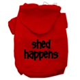thumbnail image 1 of Shed Happens Screen Print Pet Hoodies Red Size Med (12), 1 of 1