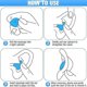 thumbnail image 4 of moldable ear plugs for swimming 14 pairs soft silicone reusable, 4 of 5