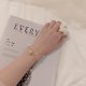 thumbnail image 3 of Fashion Chain Love Pearl Double Bracelet Temperament Peach Heart Pendant Bracelet Female College Student Jewelry Pulsera, 3 of 5