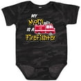 thumbnail image 3 of Inktastic My Mom is a Firefighter with Fire Truck Boys or Girls Baby Bodysuit, 3 of 5