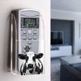 thumbnail image 3 of WIRESTER TV Air Conditioner Wall Mount Remote Control Holder Clear Acrylic Media Organizer Storage Box (Single Grid) - Black Spot Cow, 3 of 6