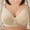 Beige A4, variant on loopsun Womens Plus Size Bra,Women's Solid Color No Steel Ring Push Up Breathable Underwear Daily Bra