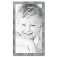 thumbnail image 2 of ArtToFrames 23" x 42" Light Silver Picture Frame, 23x42 inch Silver Wood Poster Frame (WOM-4827), 2 of 7