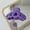 🔥 Dark Purple_New, variant on Room Decor Korean Style Solid Color Hair Claw Women Hollow Out Frosted Hair Clip Vintage Hairpin Crab Hair Clip Hair Accessories