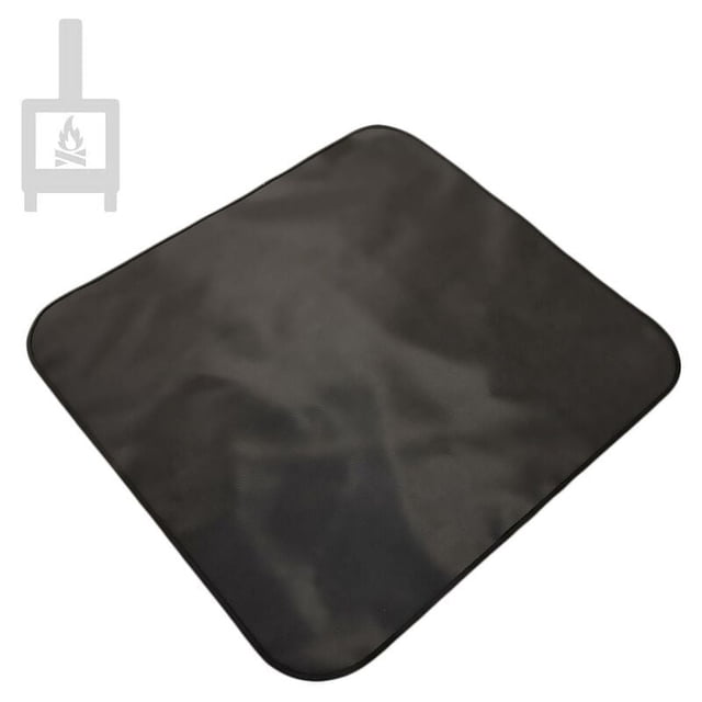 Fireproof Grill Mat, Heat-resistant Material for Fireplace Mat, Waterproof Design, Anti-Slip Silicone Base for Tabletop Grill, Easy Clean Indoor Oven Mat with Portable Storage (20x24 Inch)
