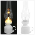 thumbnail image 6 of STRANDCHIC Classic White LED Kerosene Lamp Table Decoration with Antique Electronic Design, 6 of 6