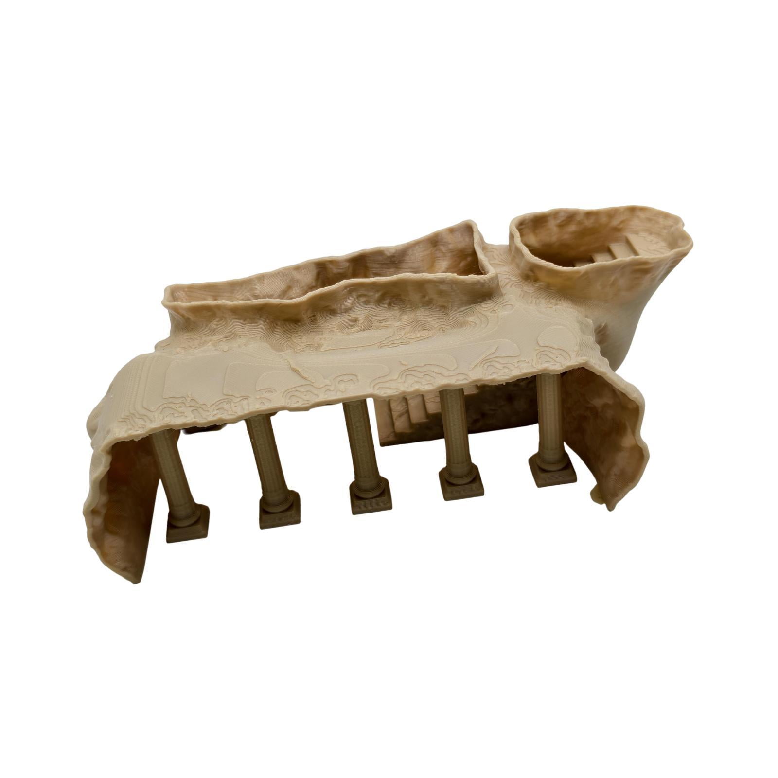 Bvdfgk Aquarium Roman Column Cave Aquarium Decor Fish Tank Accessories Fish Hideout for L Yellow