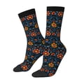 thumbnail image 1 of Fotbe Mexican Flower Calcetas Largas con Estampado para Hombre y Mujer – Calcetas de Compresión Transpirables y Elásticas, Viajar y Uso Diario Talla 5-11, 1 of 6