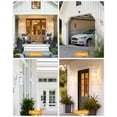 thumbnail image 5 of OPAXIS Motion Sensor Outdoor Wall Lantern, White Outdoor Lighting Fixtures Wall Mount, Dusk to Dawn Exterior Sconce Lights with Beveled Glass, Waterproof Exterior Front Porch Lights for Garage, Coach, 5 of 9