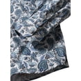 thumbnail image 3 of Ma Croix Men's Long Sleeve Printed Slim Fit Dress Shirt, 3 of 8