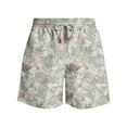 thumbnail image 4 of MELDVDIB Mens Swim Trunks Floral Printed Quick Dry Beach Shorts Fashion Casual Loose Drawstring Waisted Beach Swimming Trunks, 4 of 5