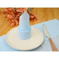 thumbnail image 4 of REGALWOVEN Cotton Napkins Cloth Napkins Set of 12 Washable Light Blue 17'x17', 4 of 6
