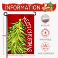thumbnail image 3 of Merry Christmas Garden 12x18 Inch Christmas Tree Burlap Yard Flag Xmas Winter Double Sided Vertical Garden Flags for Rustic Farmhouse Seasonal Outdoor Decoration 12x18 Inch, 3 of 6
