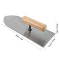 thumbnail image 4 of Spatula Trowel Concrete Drywall Tools Plasterboard Pointed Shovel Stainless Steel Mason, 4 of 6