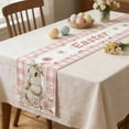 thumbnail image 4 of Lilixerw Rabbits Ear Theme Tablecloth Linen Printed Table Flag Easter Restaurant Decoration 4 Sizes Available, 4 of 6
