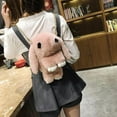thumbnail image 6 of Cute Plush Rabbit Single Shoulder Bag Crossbody Bags Japanese Bunny Stuffed Rabbit Toy Children School Backpack Kids Gift Toys, 6 of 10