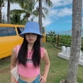 thumbnail image 3 of Sombrero de pescador de doble cara con circunferencia de 56-58 cm, sombrero de pescador para mujer, sombrero de pescador que cubre la cara, protector solar, sombrilla, sombrero de lavabo, 3 of 5