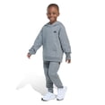 thumbnail image 3 of Boys 4-7 Adidas Minimal Logo Fleece Pullover Set Color: Gray Size: 5, 3 of 4