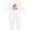 AA-White, variant on Grandma Loves Me Woodland Fox Baby Romper Coveralls