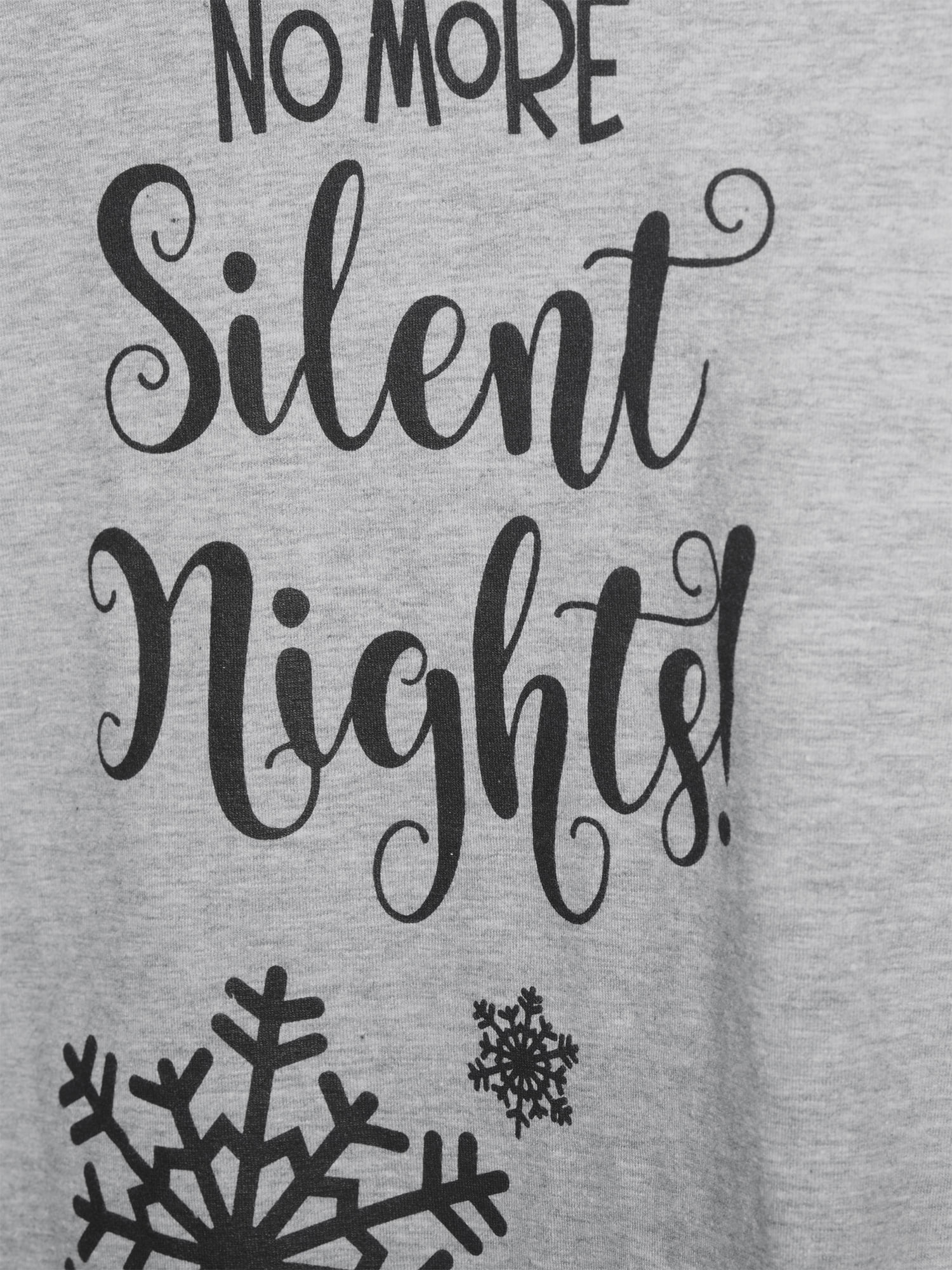 Planet Motherhood Maternity Silent Nights Holiday T-Shirt