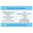 thumbnail image 2 of USB Global Shutter Split Camera Module 1080P90 Frame AR0234 Industrial Camera High-Speed Capture Without Driving A, 2 of 6
