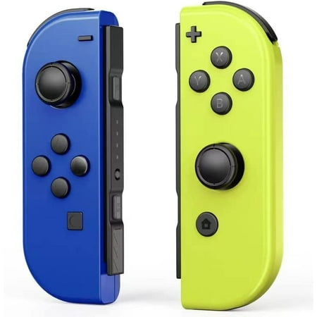Joy Cons Controllers for Nintendo Switch,Left Right Joycon Replacement for Nintendo Pro/Lite/OLED,Switch Controllers Joycons Supports Screenshot/Wake-up Function/Motion Control(Blue and Yellow)
