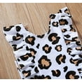 thumbnail image 4 of Styles I Love Baby Toddler Girls Leopard Ruffled One-Piece Swimsuit White Bathing Suit Beach Swimwear (90/12-18 Months), 4 of 6