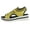 Yellow, variant on Womens Elastic Athletic Sandals Summer Peep Toe Knit Walking Shoes Butterfly Pattern